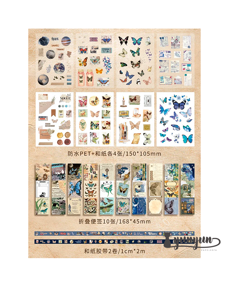 Gift Box Butterfly Garden - 125 pzas