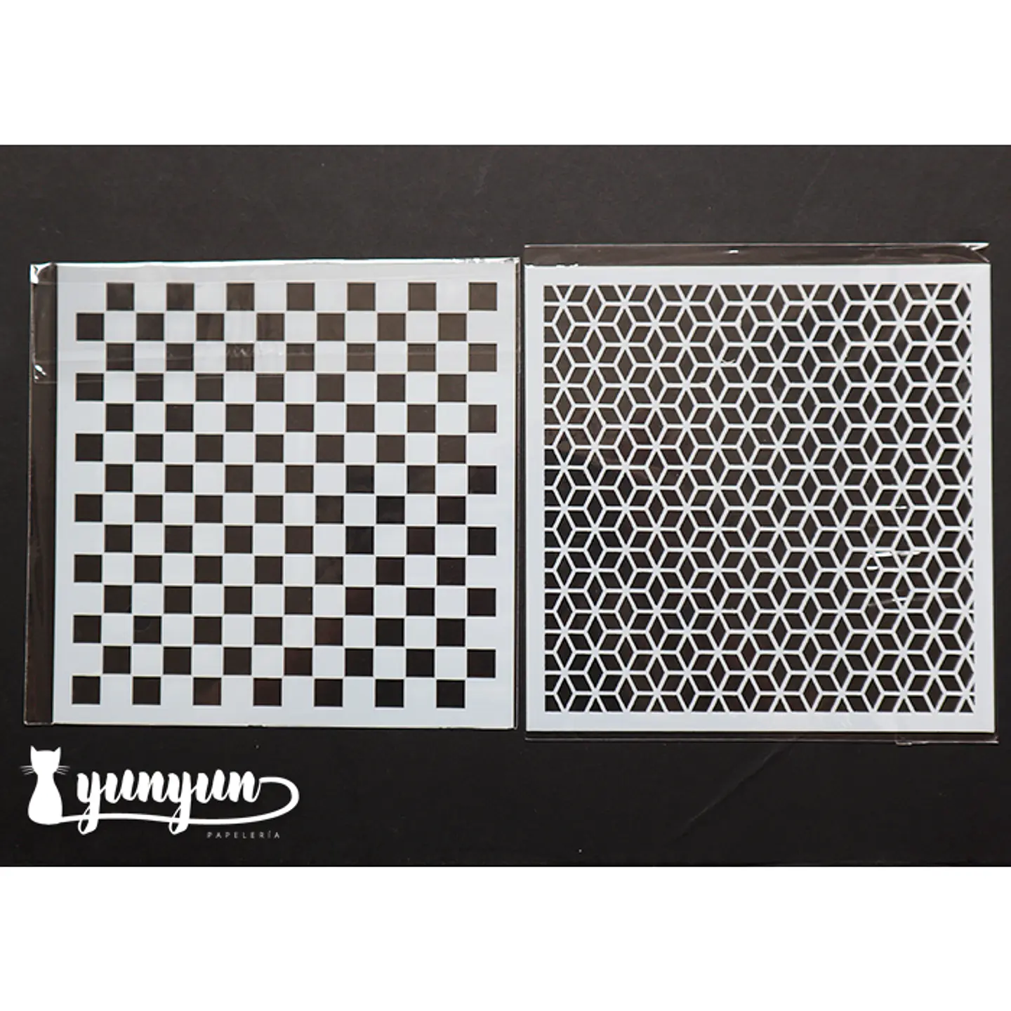 Set Stencils 9 pzas (IV) - 13x13cm 2