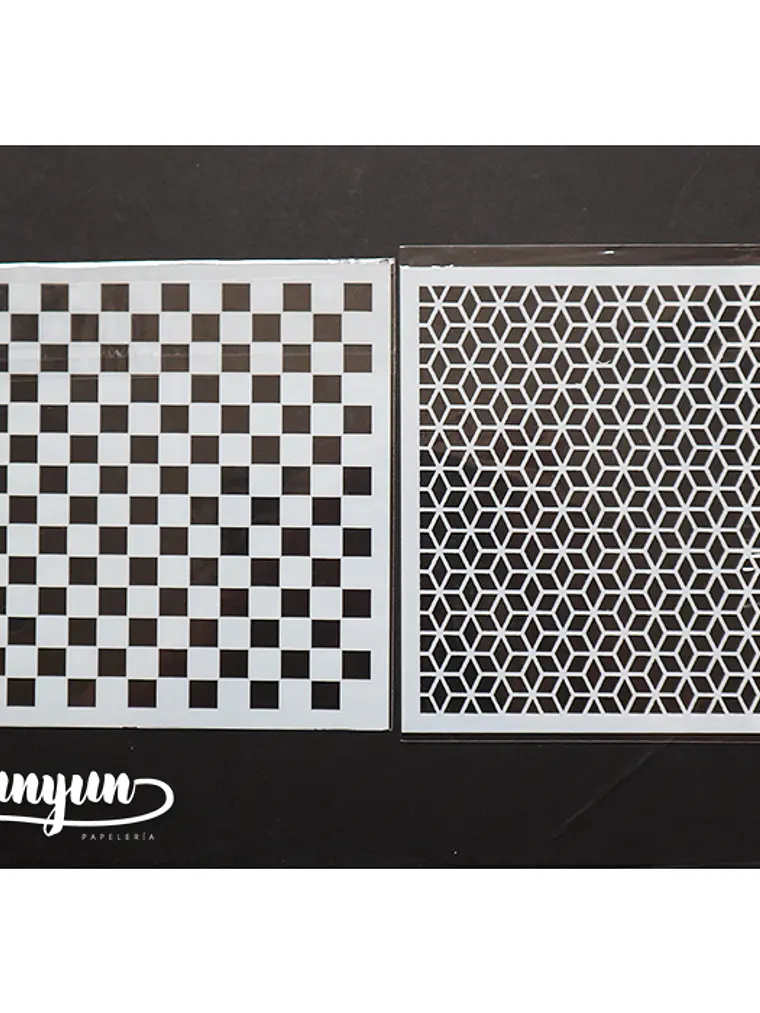 Set Stencils 9 pzas (IV) - 13x13cm 2