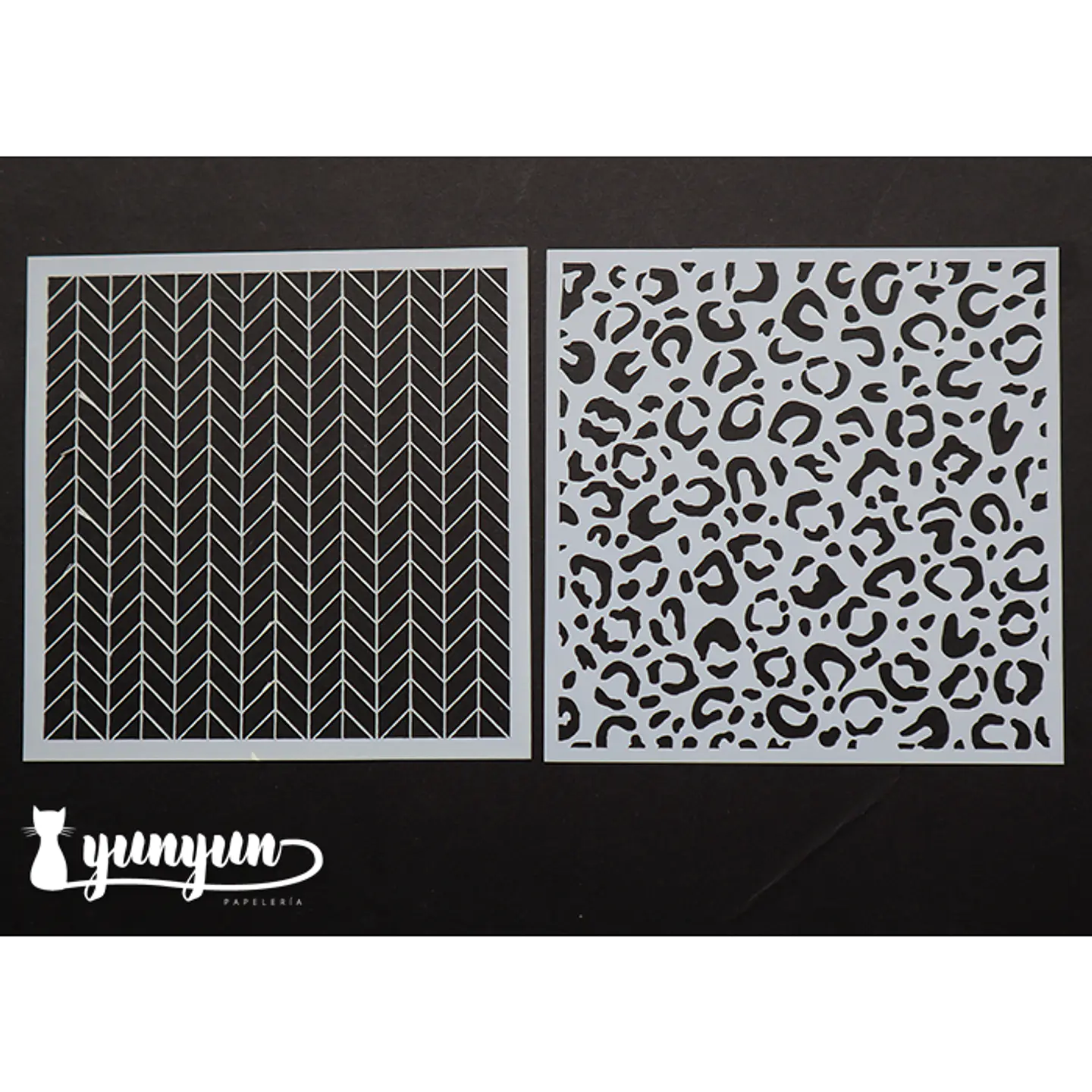 Set Stencils 9 pzas (IV) - 13x13cm 4