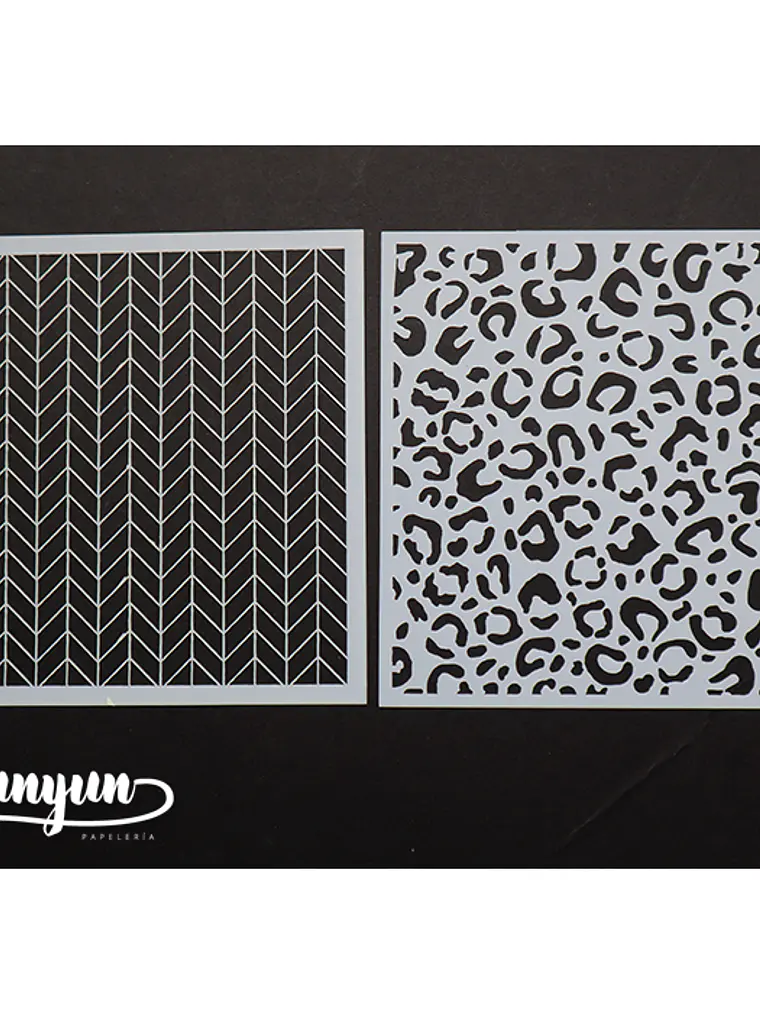 Set Stencils 9 pzas (IV) - 13x13cm 4