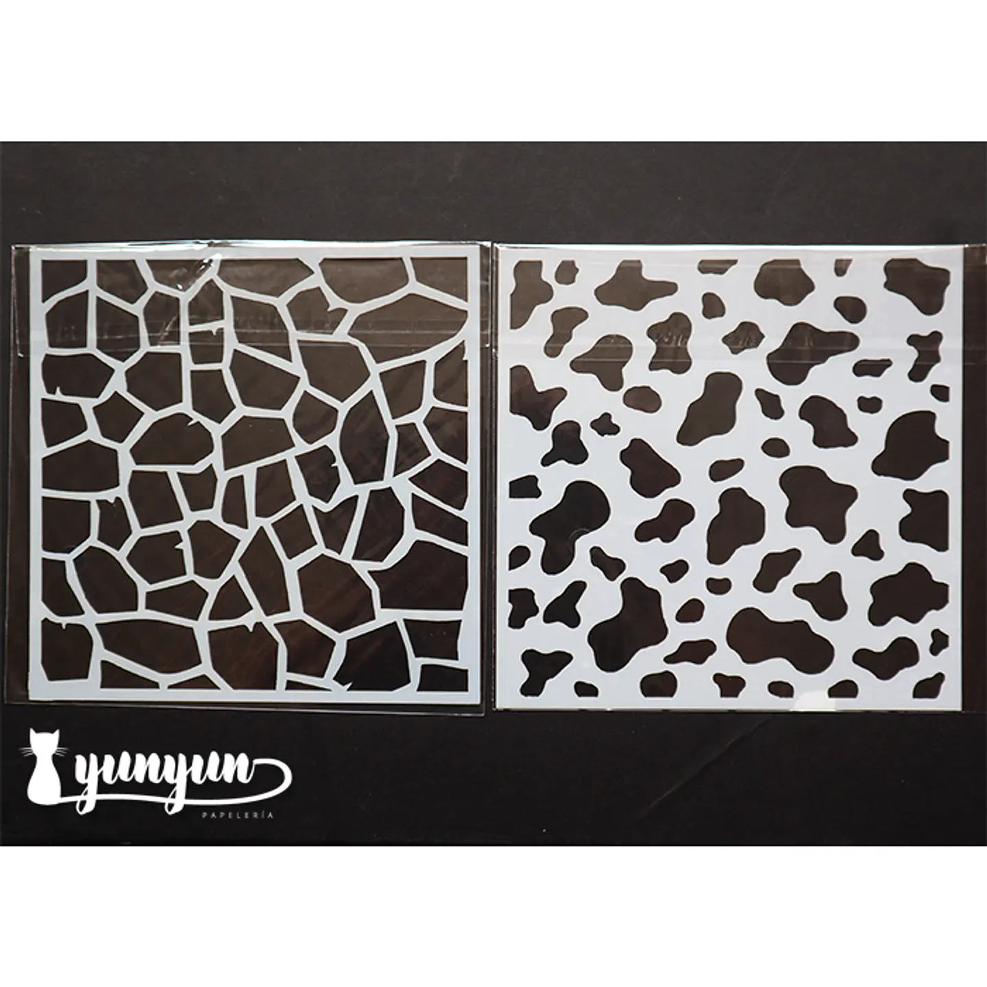 Set Stencils 9 pzas (IV) - 13x13cm 6