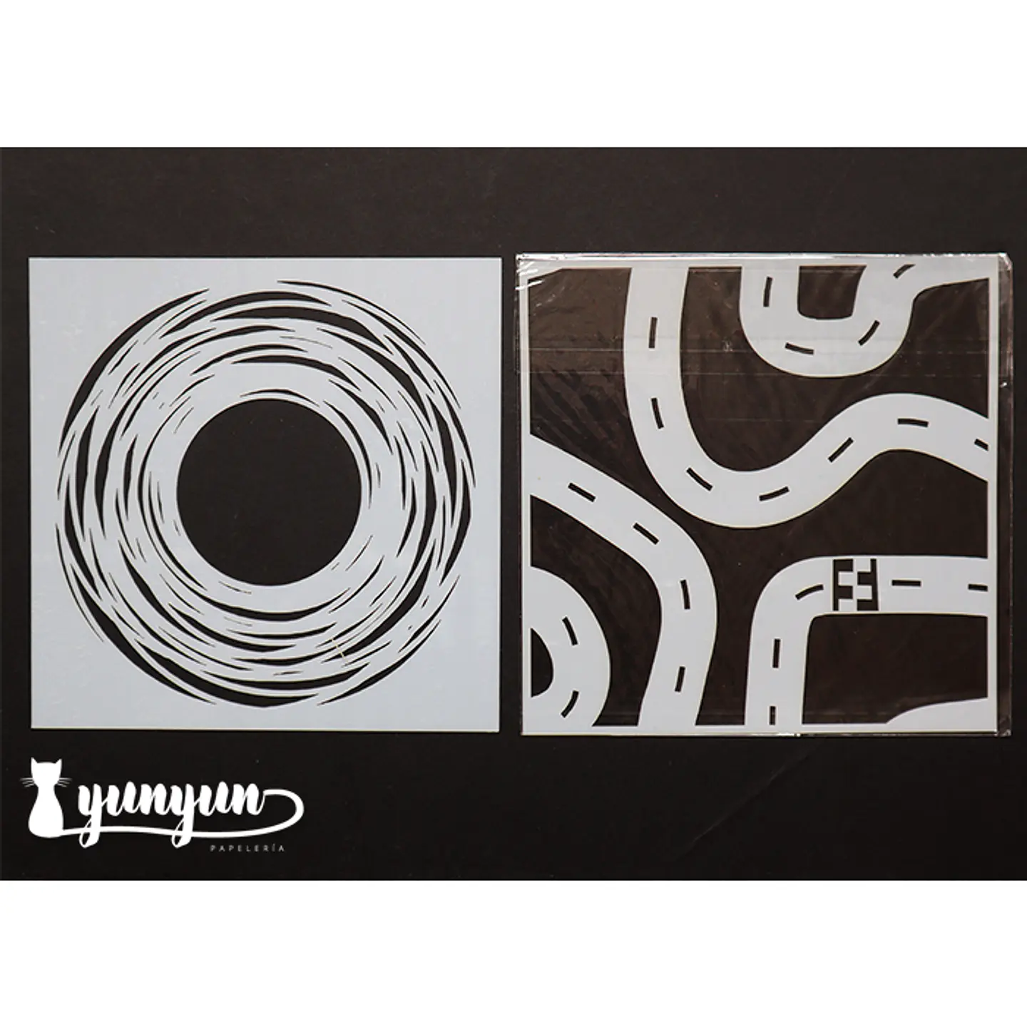 Set Stencils 9 pzas (V) - 13x13cm 2