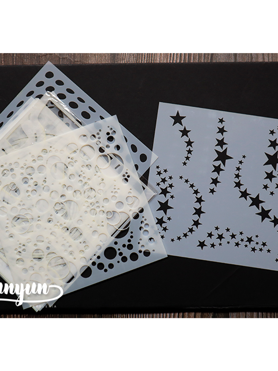 Set Stencils 9 pzas (V) - 13x13cm 1