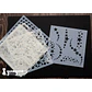 Set Stencils 9 pzas (V) - 13x13cm - Miniatura 1