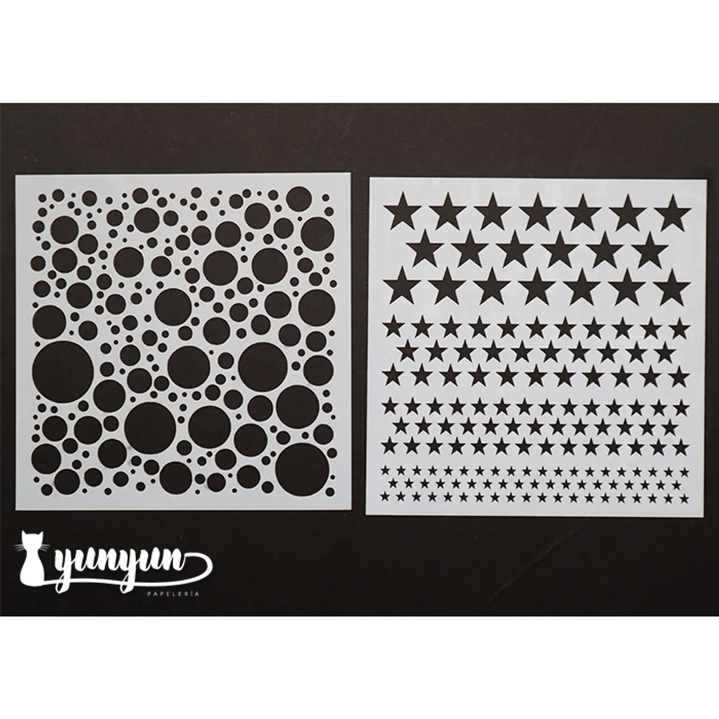 Set Stencils 9 pzas (V) - 13x13cm 6
