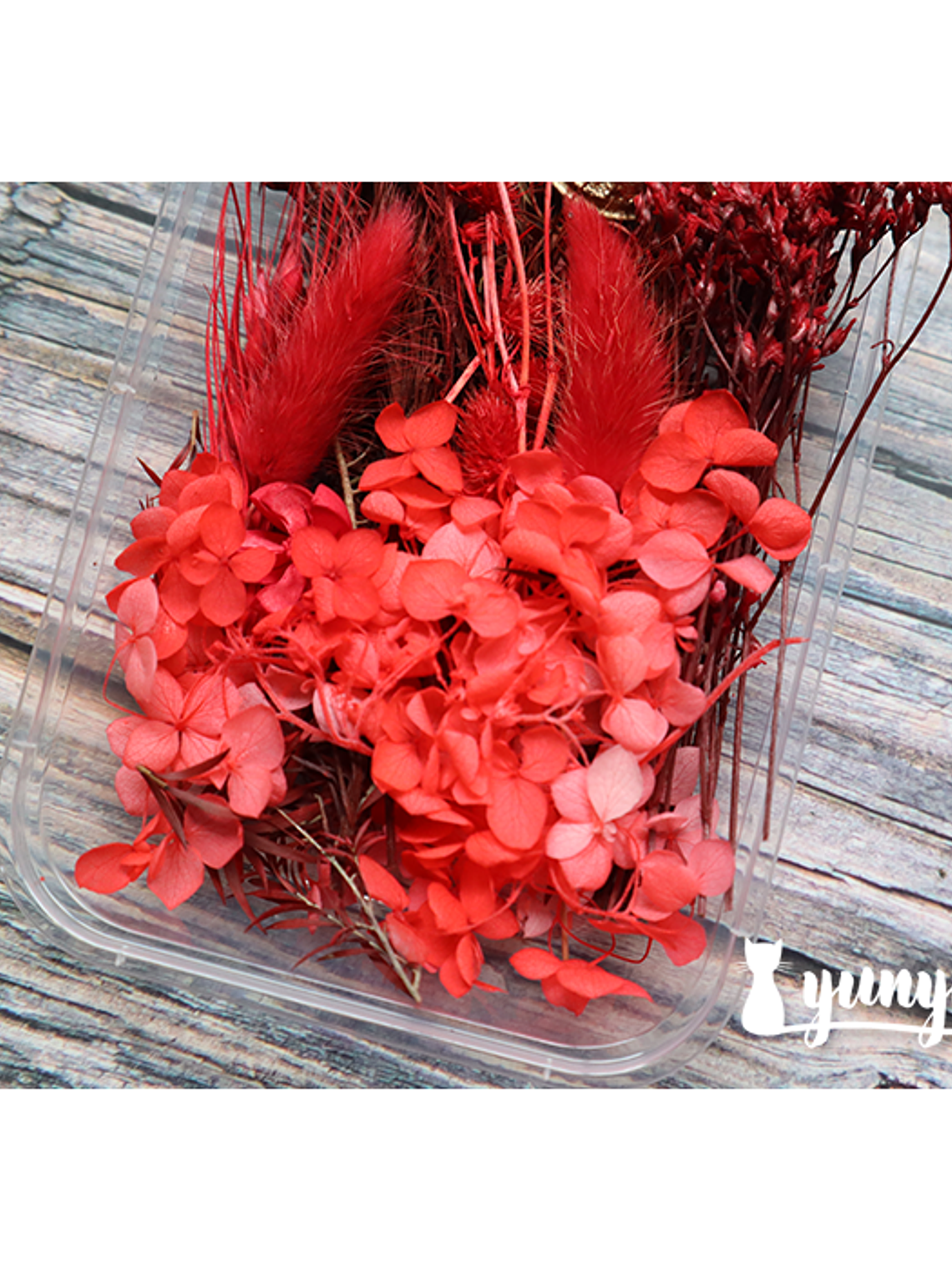 Box Flores Secas Rojas 3