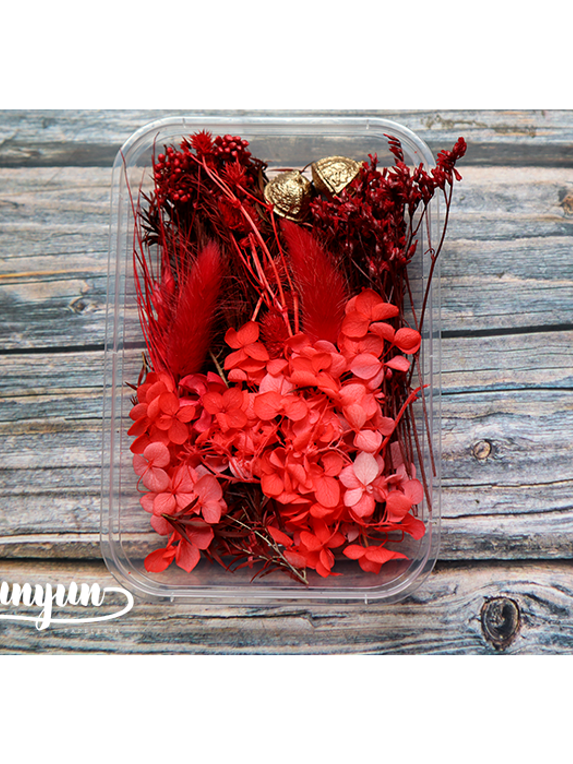 Box Flores Secas Rojas 1