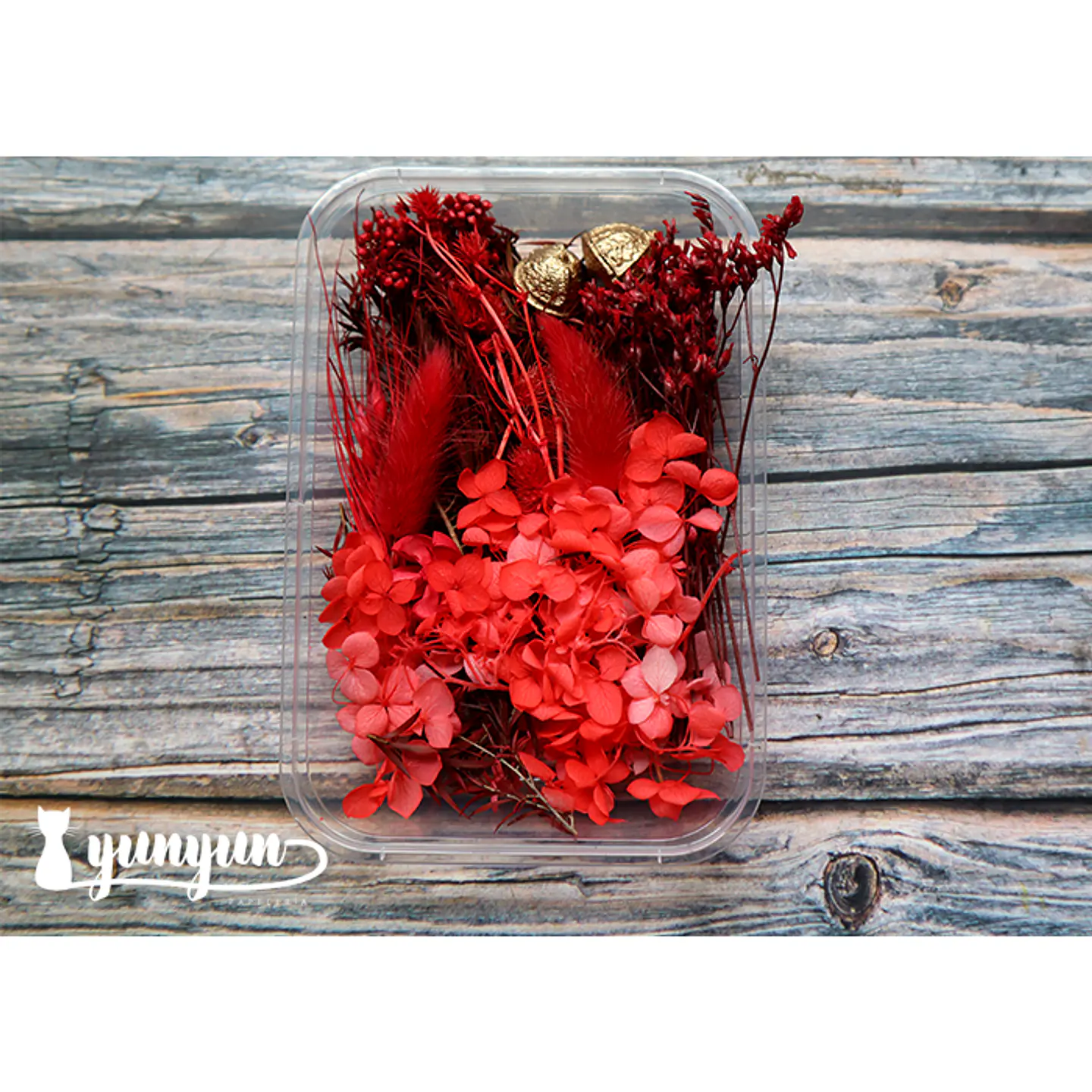 Box Flores Secas Rojas 1