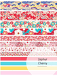 Washi Tapes Cinta Decorativa Washi Caja Con 12pcs/3m C/u Color Zephyr Cherry - Miniatura 3