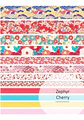Washi Tapes Cinta Decorativa Washi Caja Con 12pcs/3m C/u Color Zephyr Cherry - Miniatura 3