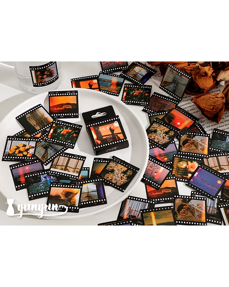 Caja Stickers Fotografía - 45 pzas