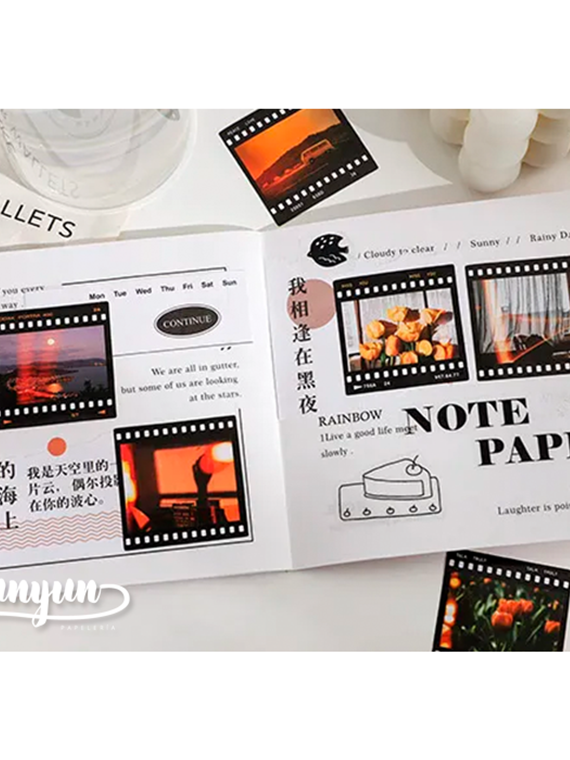 Caja Stickers Fotografía - 45 pzas 2