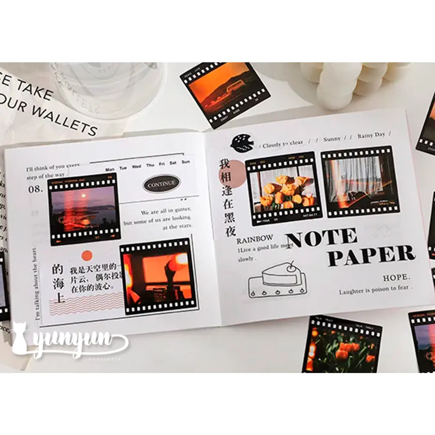Caja Stickers Fotografía - 45 pzas 2