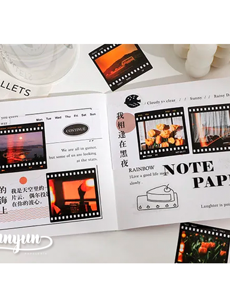 Caja Stickers Fotografía - 45 pzas 2