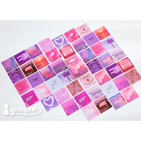 Caja Stickers Moonlight Love Letter - 45 pzas