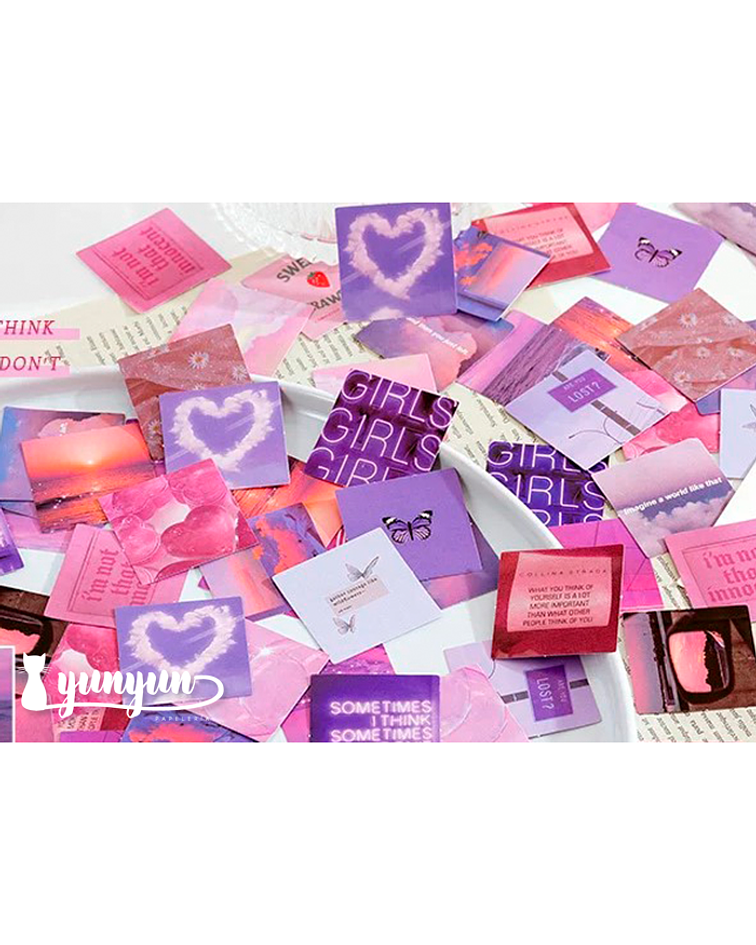 Caja Stickers Moonlight Love Letter - 45 pzas