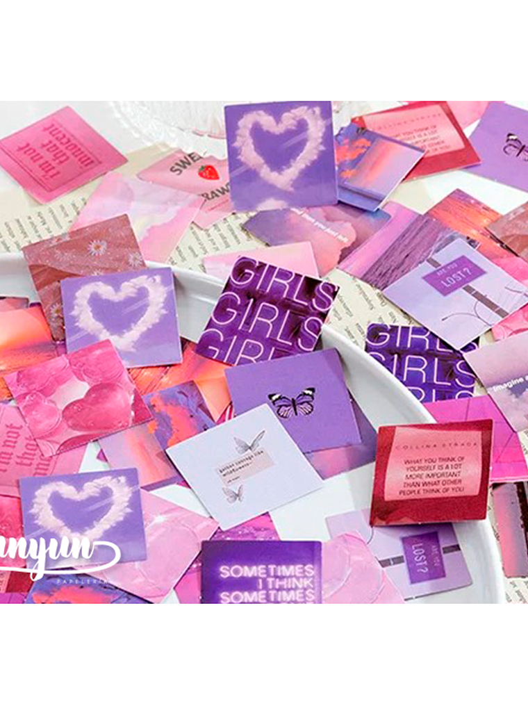 Caja Stickers Moonlight Love Letter - 45 pzas 2