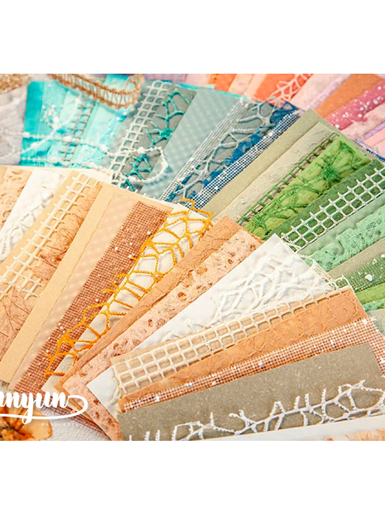 Papeles Retro Story - 16 pzas 2