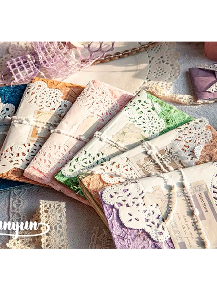 Papeles Retro Story - 16 pzas 5