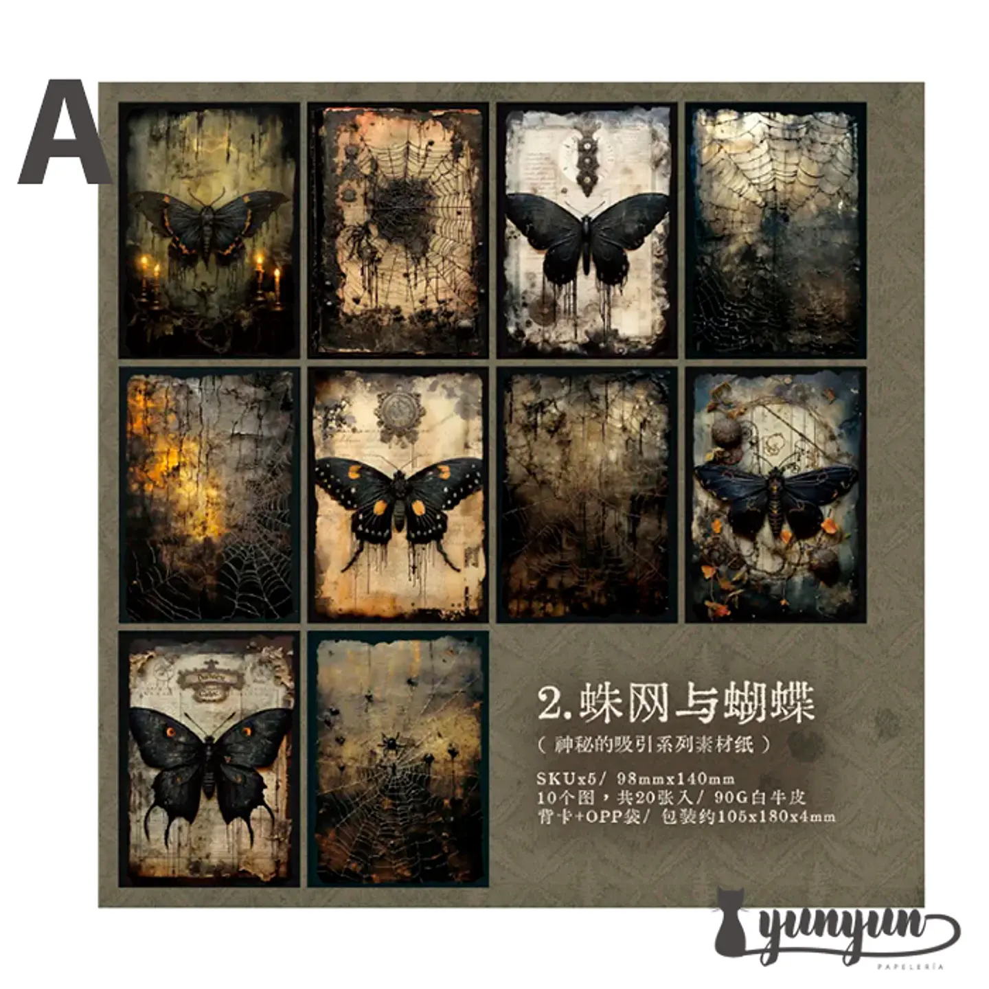 Papeles Mysterious Attraction - 20 pzas 10