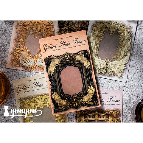 Stickers Gilded Photo Frame - 10 pzas