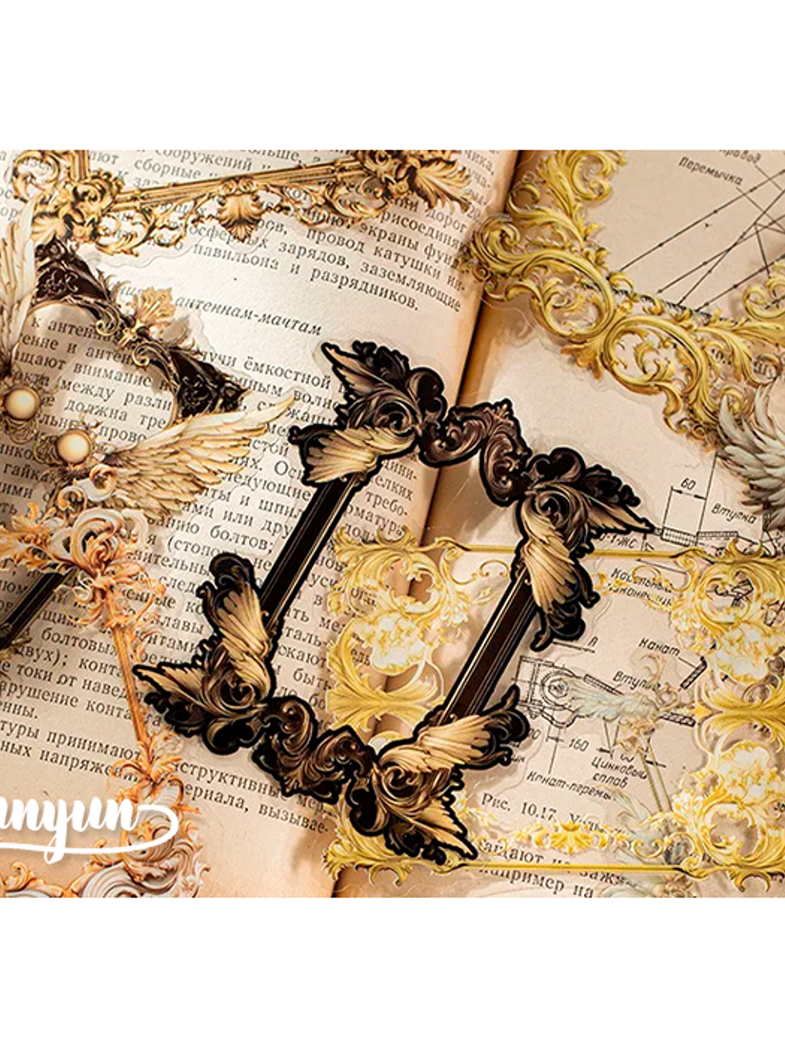 Stickers Gilded Photo Frame - 10 pzas 2