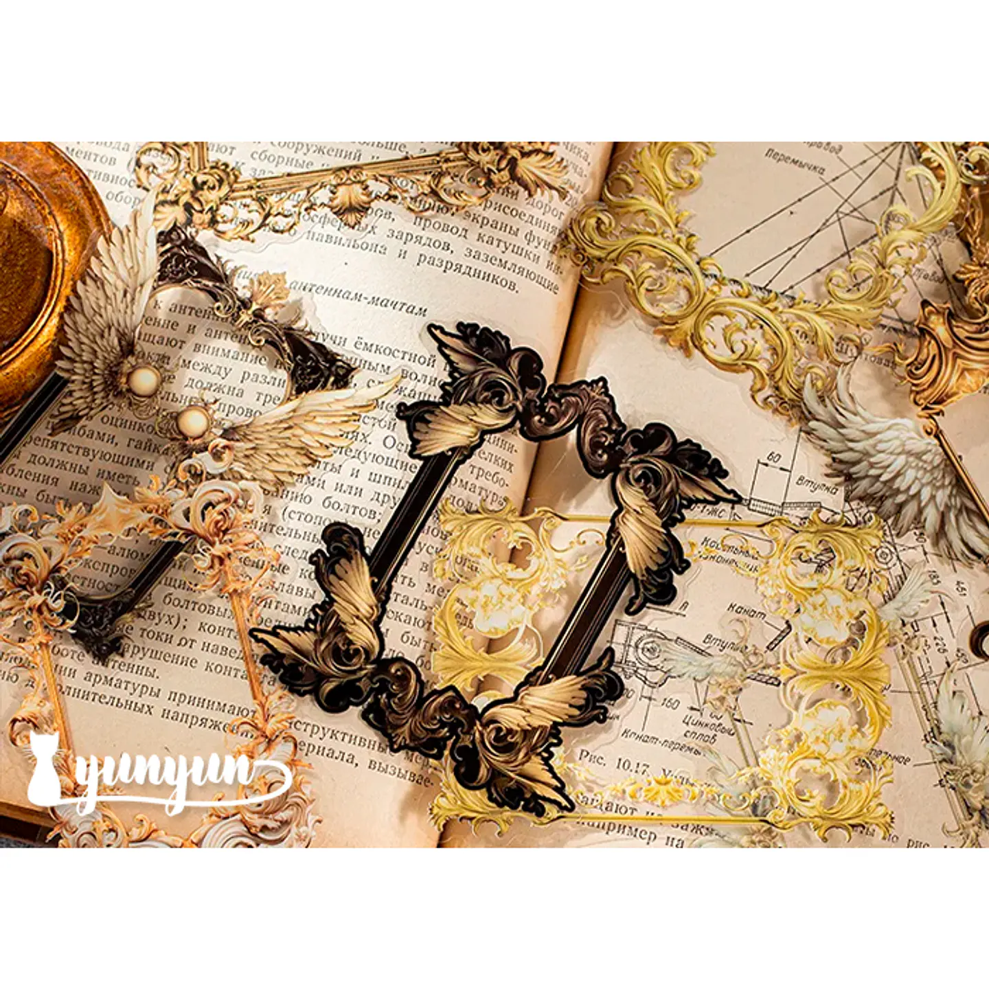 Stickers Gilded Photo Frame - 10 pzas 2