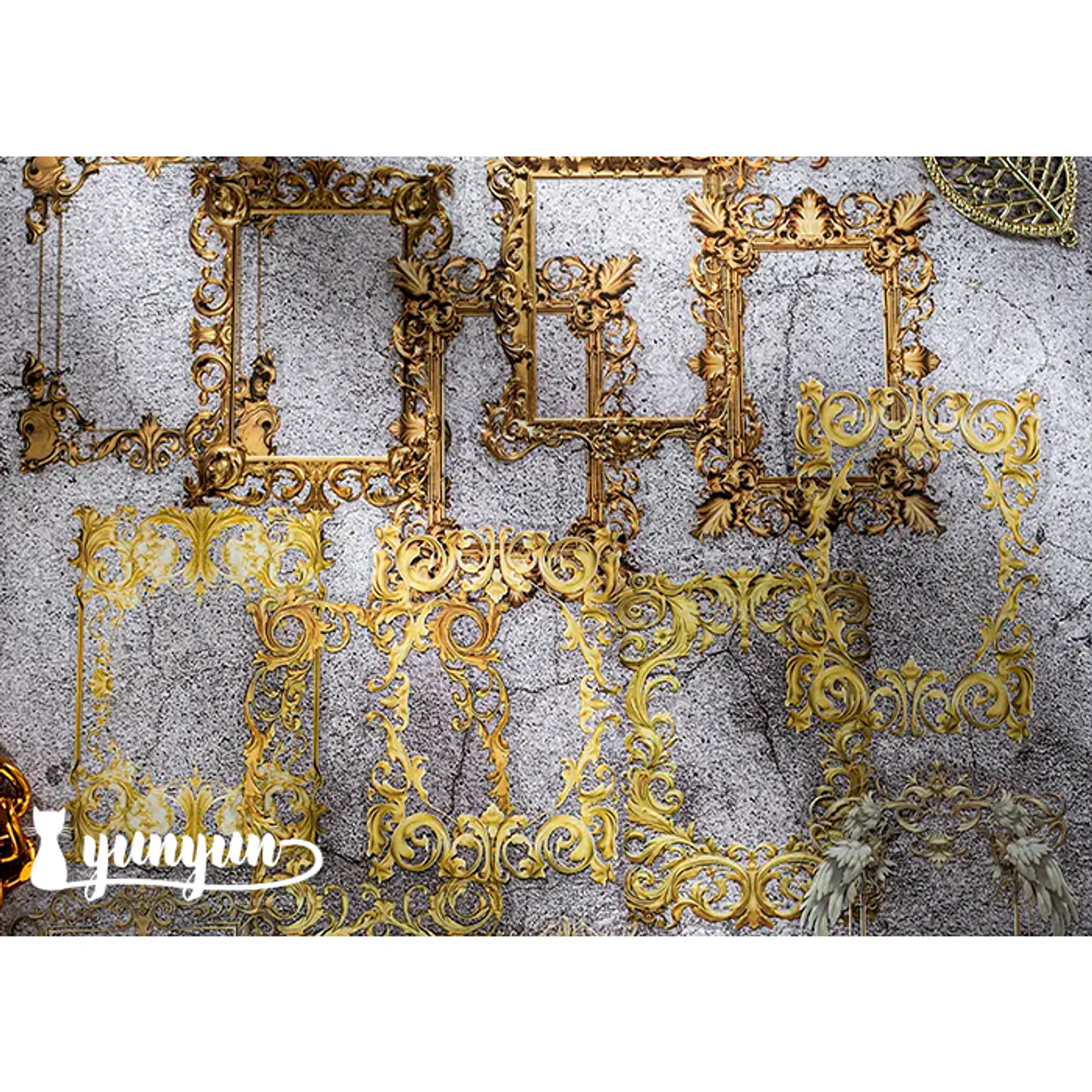 Stickers Gilded Photo Frame - 10 pzas 3