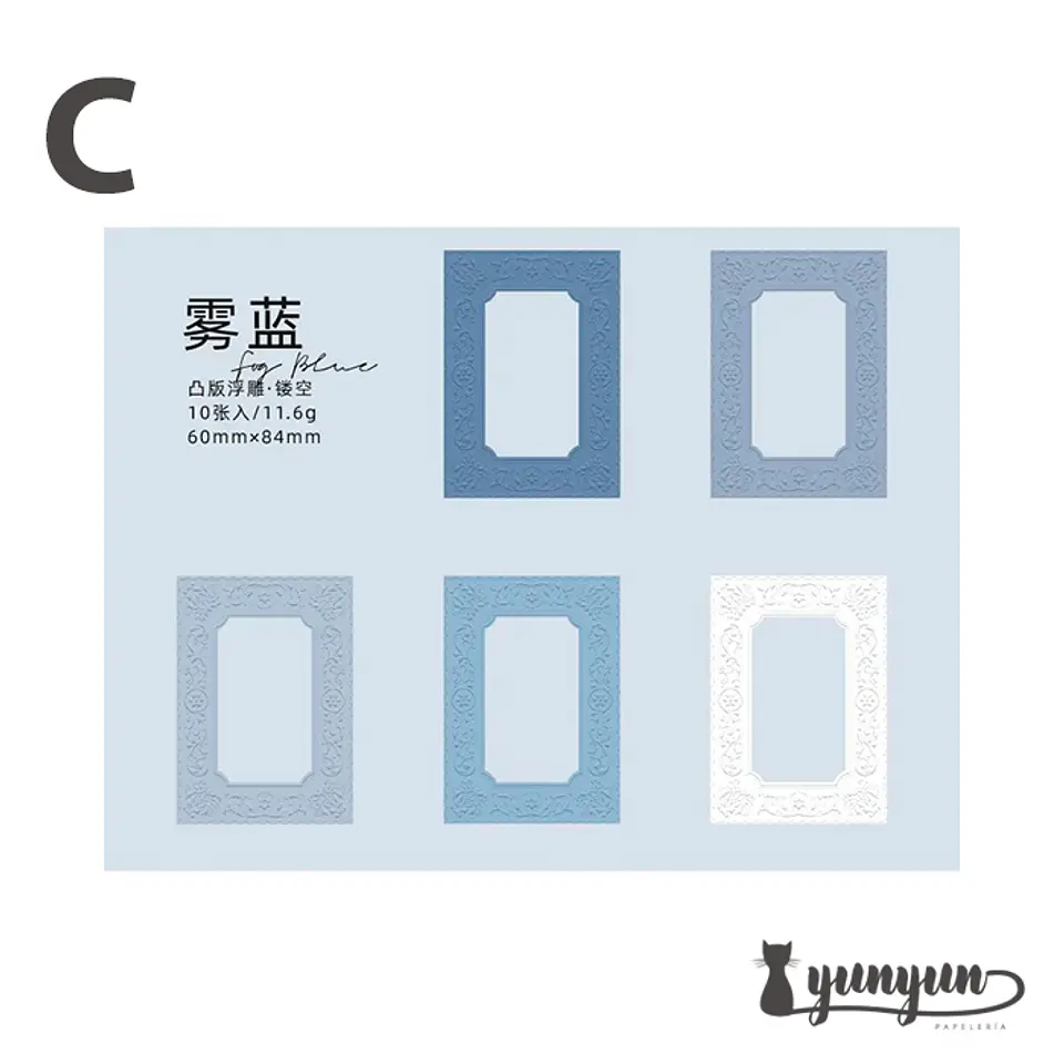 Papeles Color Frame - 10 pzas 10