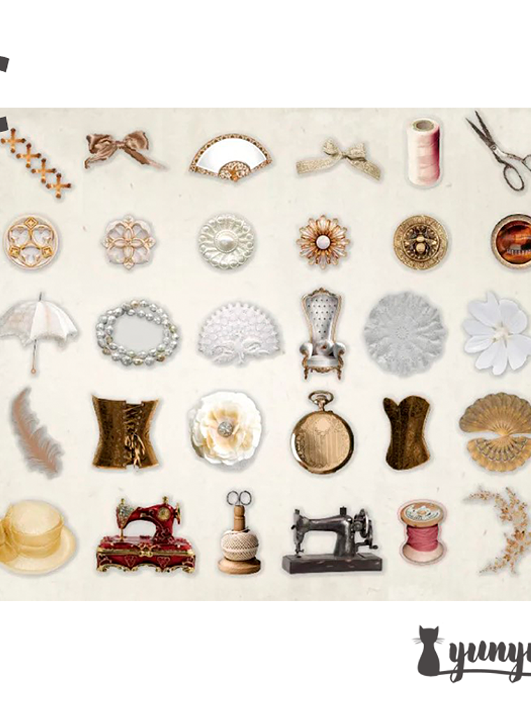 Stickers Craftsman of Time - 30 pzas 11