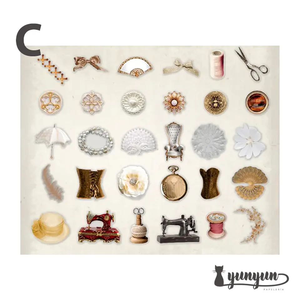 Stickers Craftsman of Time - 30 pzas 11