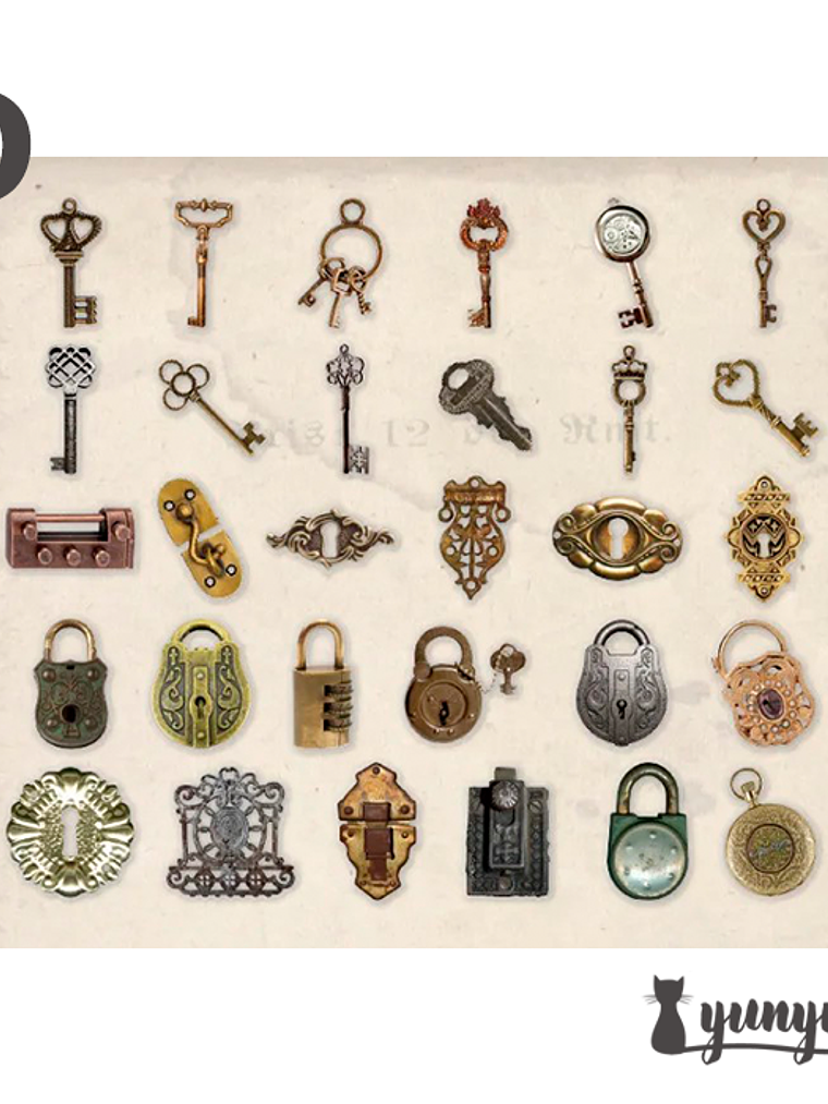 Stickers Craftsman of Time - 30 pzas 12