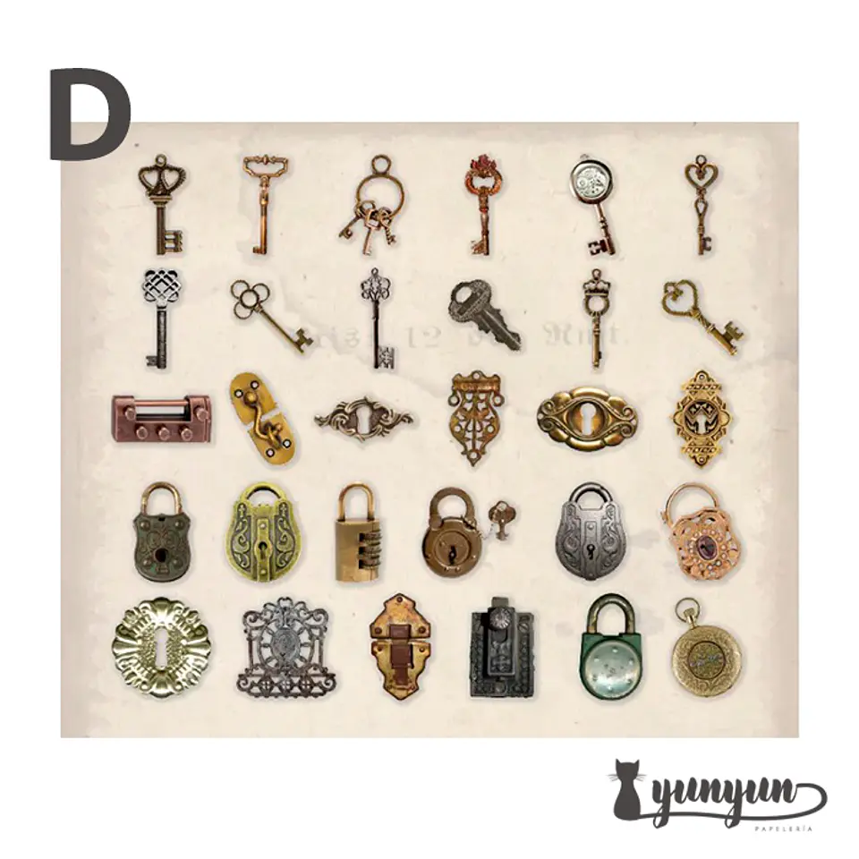 Stickers Craftsman of Time - 30 pzas 12