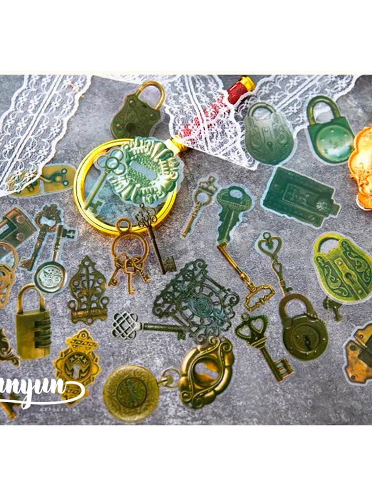 Stickers Craftsman of Time - 30 pzas 2