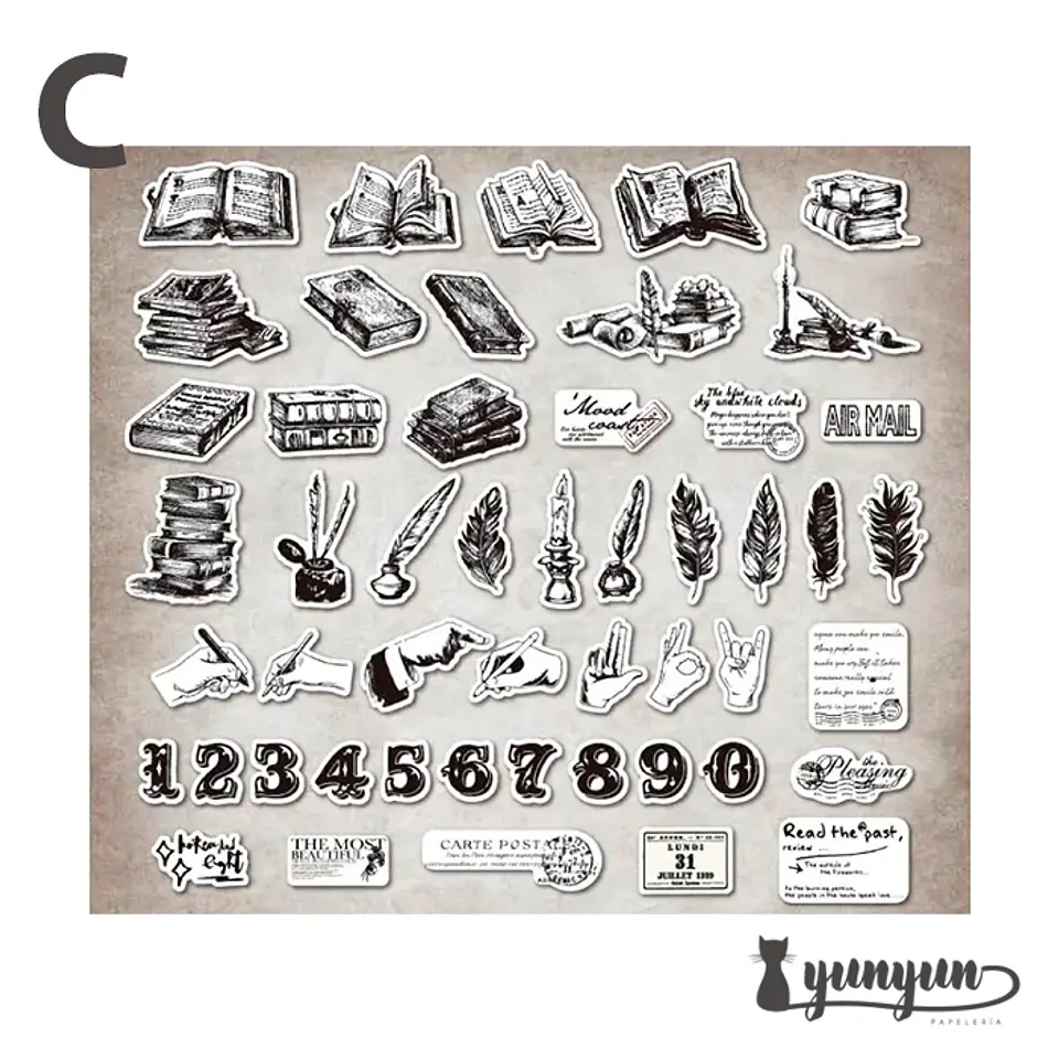 Stickers Yesterday Chapter - 100 pzas 11