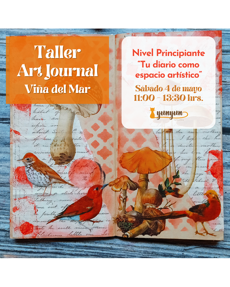 Taller Presencial Art Journal Viña del Mar - 4 Mayo