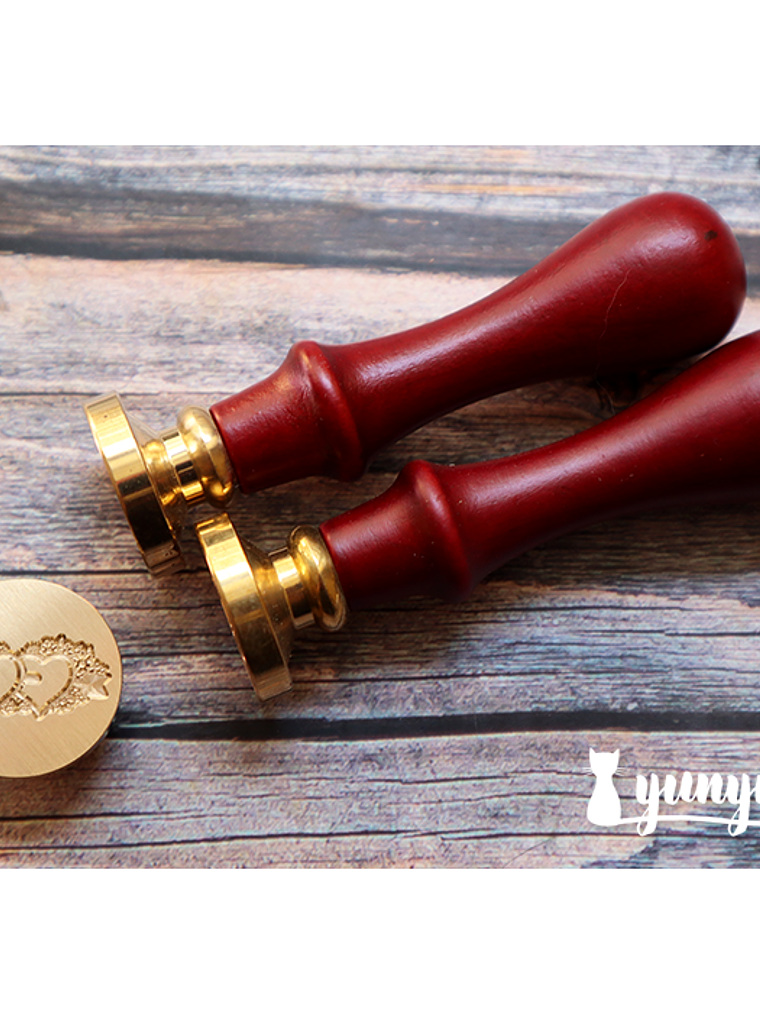 Sello de Lacre Corazones Flechados - 2,5cm 3