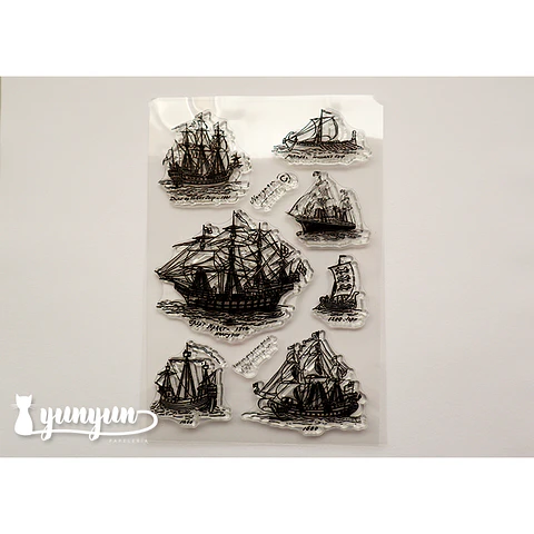 Sellos Barcos - 7 pzas