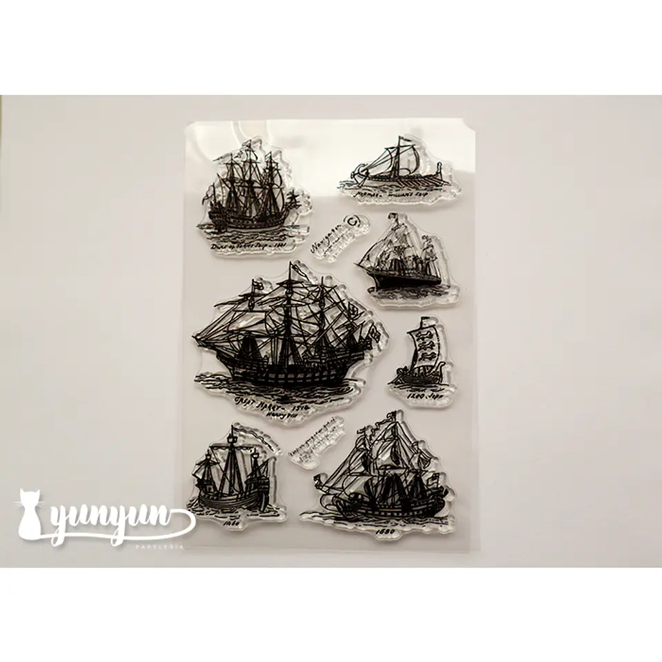 Sellos Barcos - 7 pzas 1