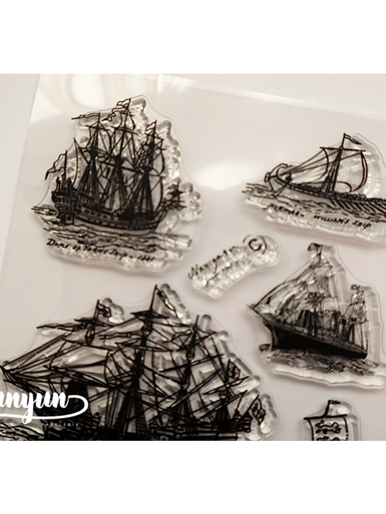 Sellos Barcos - 7 pzas 2