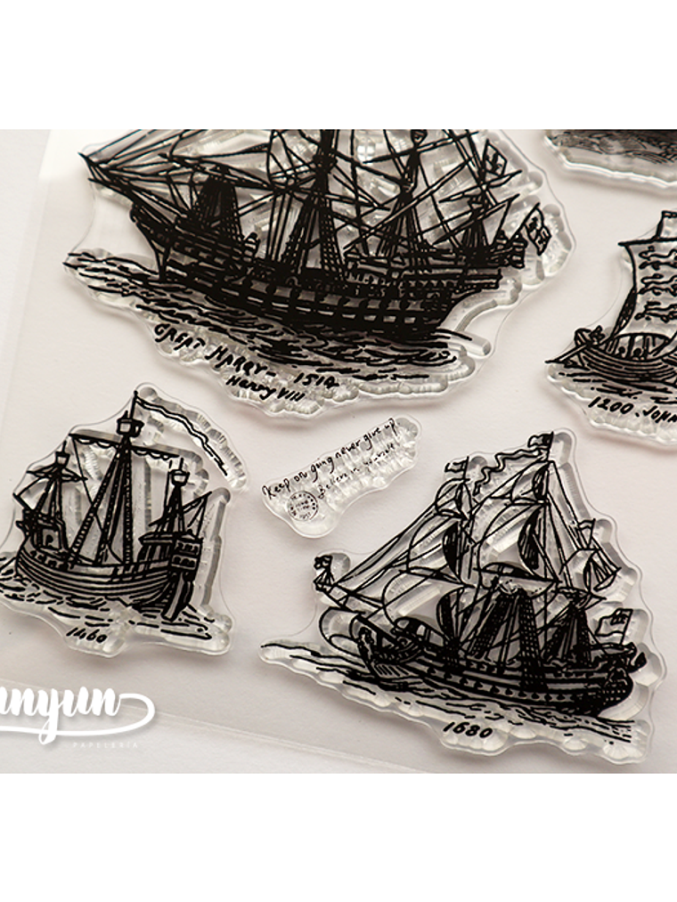 Sellos Barcos - 7 pzas 3