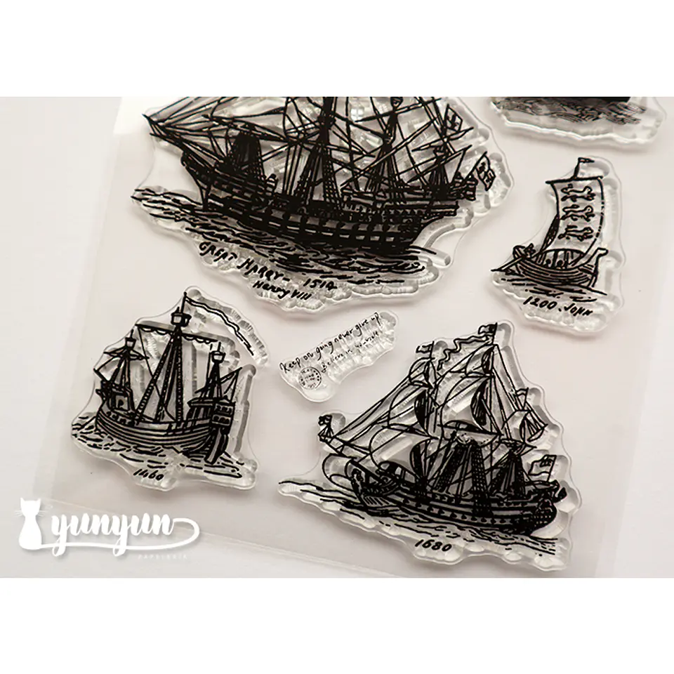 Sellos Barcos - 7 pzas 3