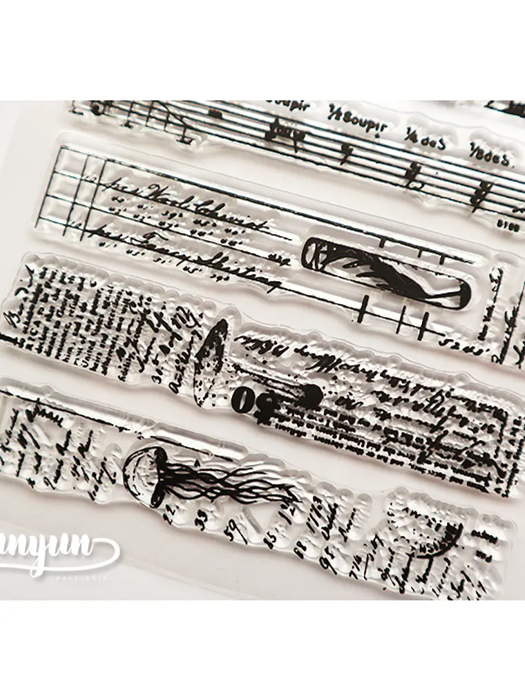 Sellos Silicona Naturaleza - 7 pzas 2