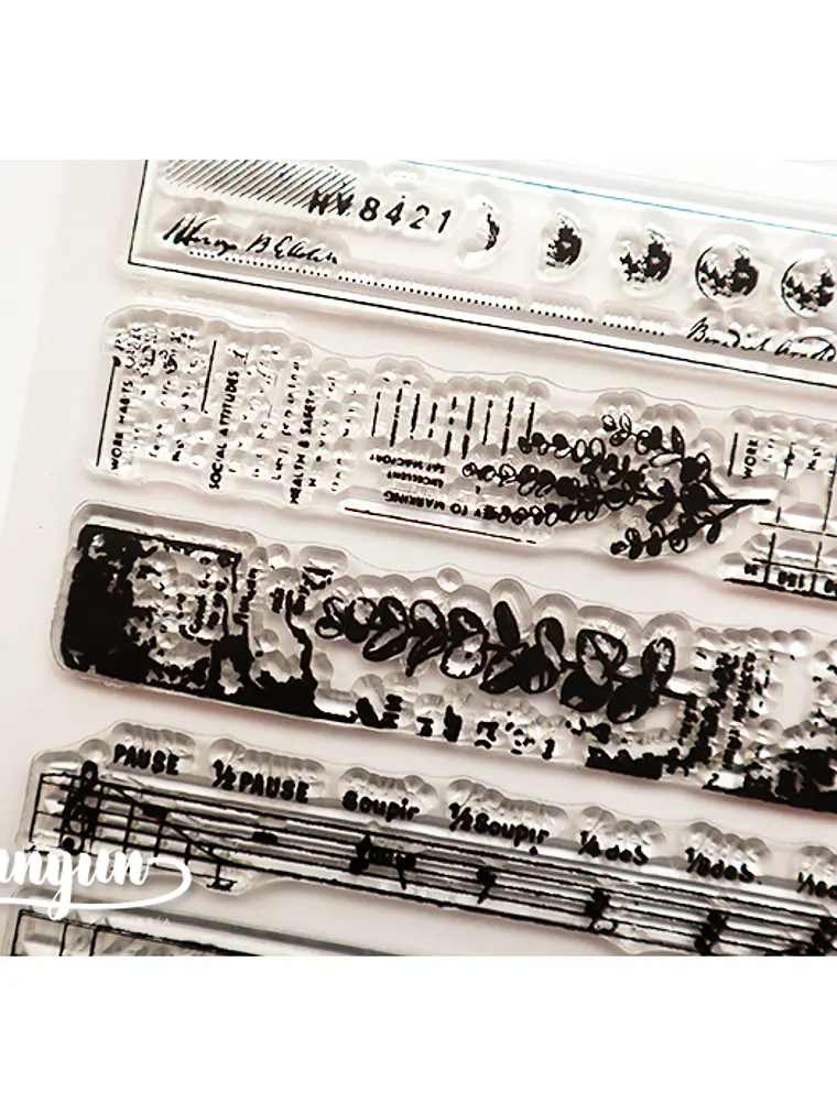 Sellos Silicona Naturaleza - 7 pzas 3