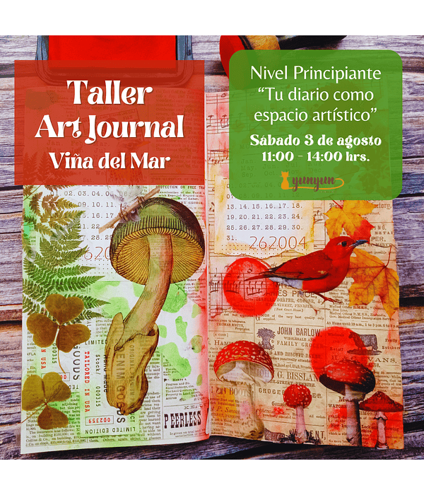 Taller Presencial Art Journal Viña del Mar - 3 de agosto