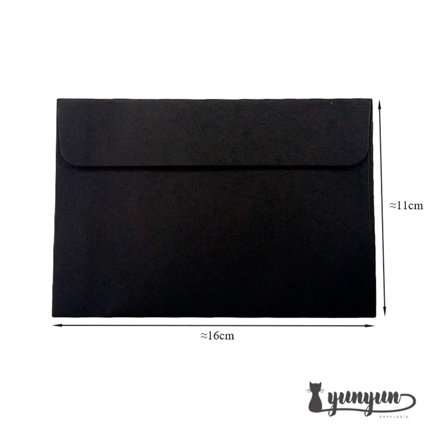 Sobres Negros 50 pzas - 11x16cm 2