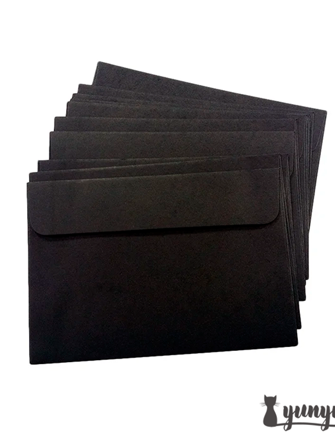 Sobres Negros 50 pzas - 11x16cm 1