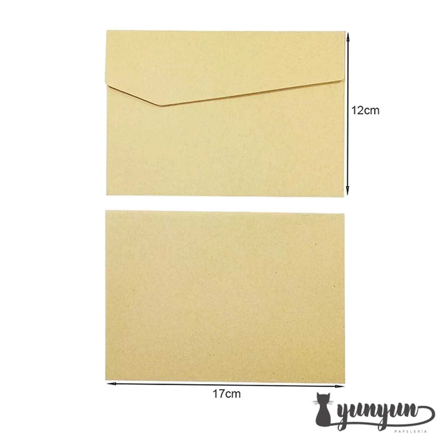 Sobres Kraft 50 pzas - 12x17cm 3