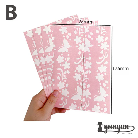 Sobres Mariposa Sakura 9 pzas - 17,5cm